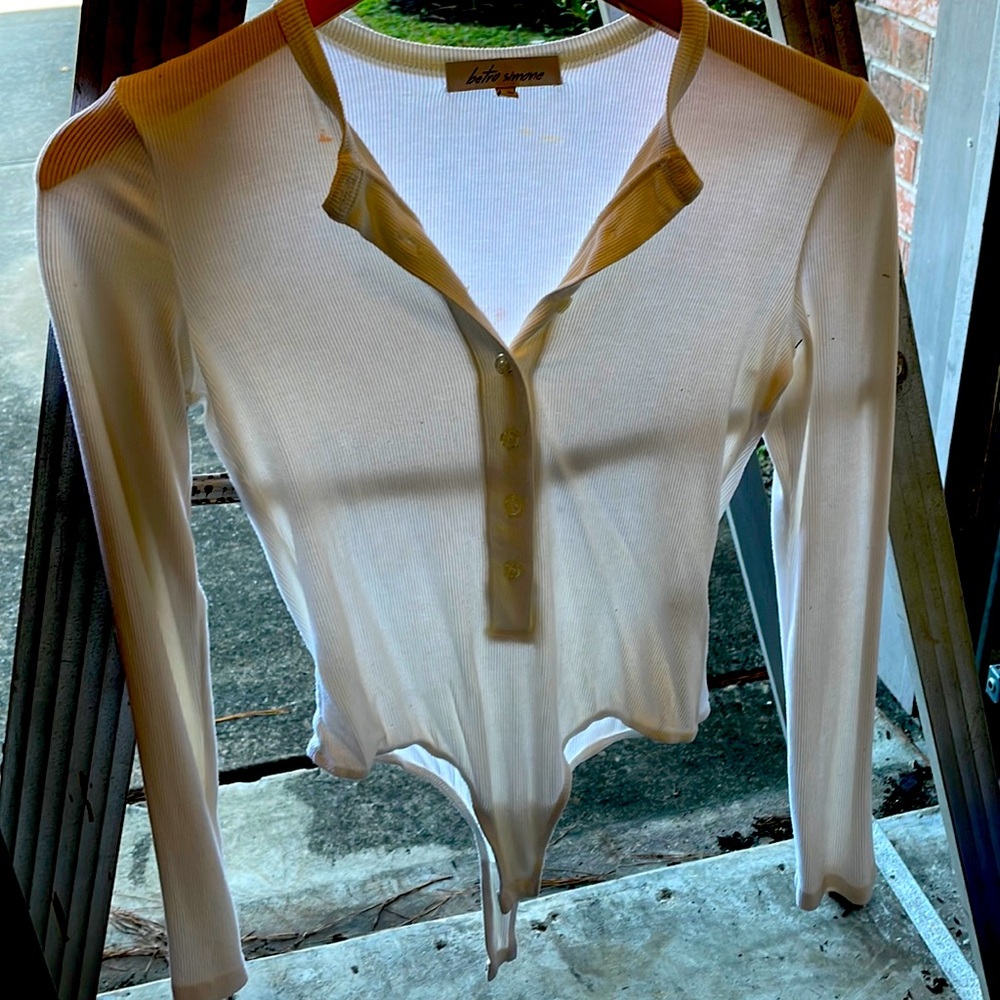 White betro Simone body suite